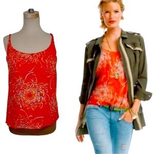 EUC CAbi “Lovely Day” Floral Mums Cami Top (GMH-V)